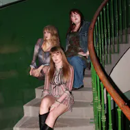 Lily, Martha, Holly at La Belle Angele