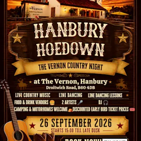 Hanbury Hoedown - Saturday 26th September 2026 Buy Now!