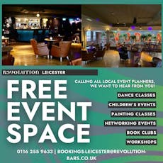 Free Event Space at Revolution Leicester