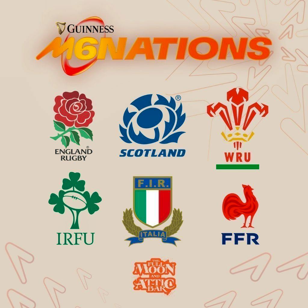 Six Nations: Ireland v Scotland, Wales v Italy, England v France at The Full Moon And Attic Bar
