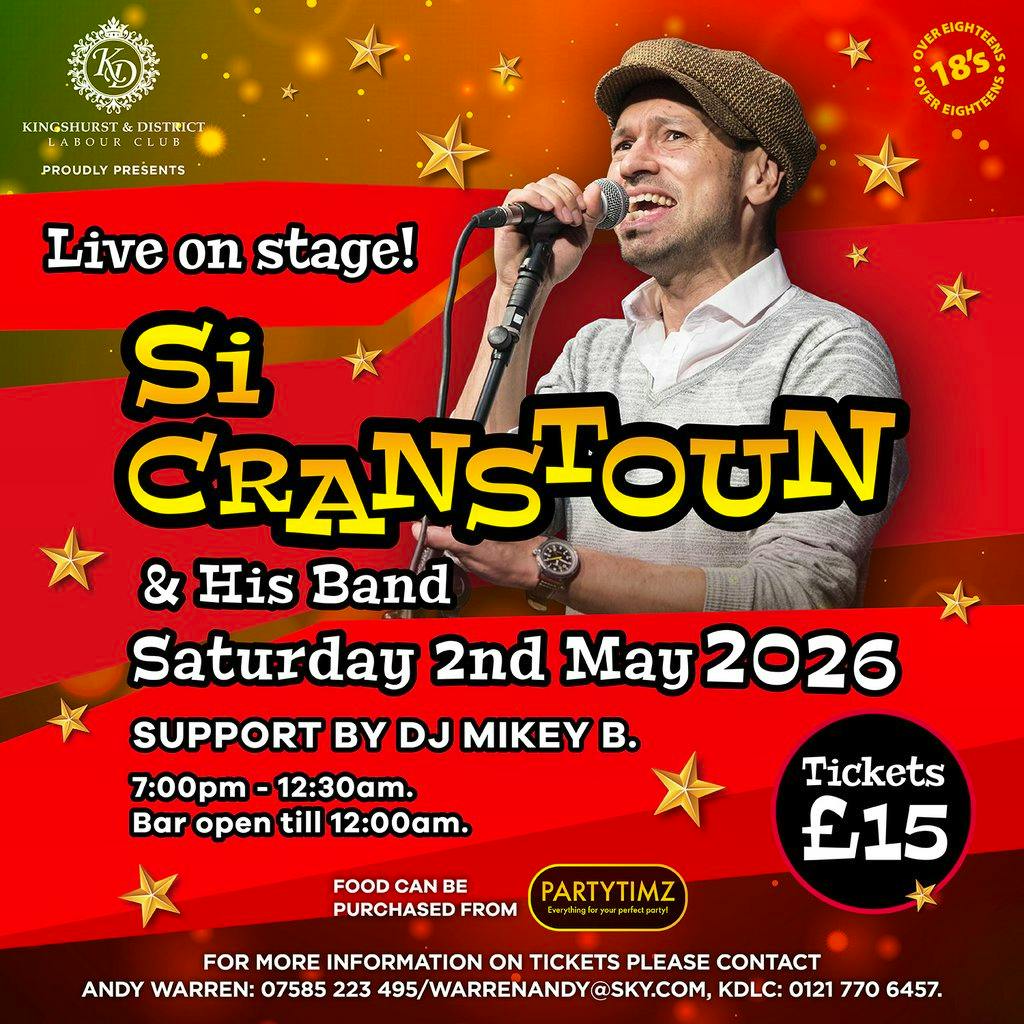 Si Cranstoun and his Band at Kingshurst Labour Club 