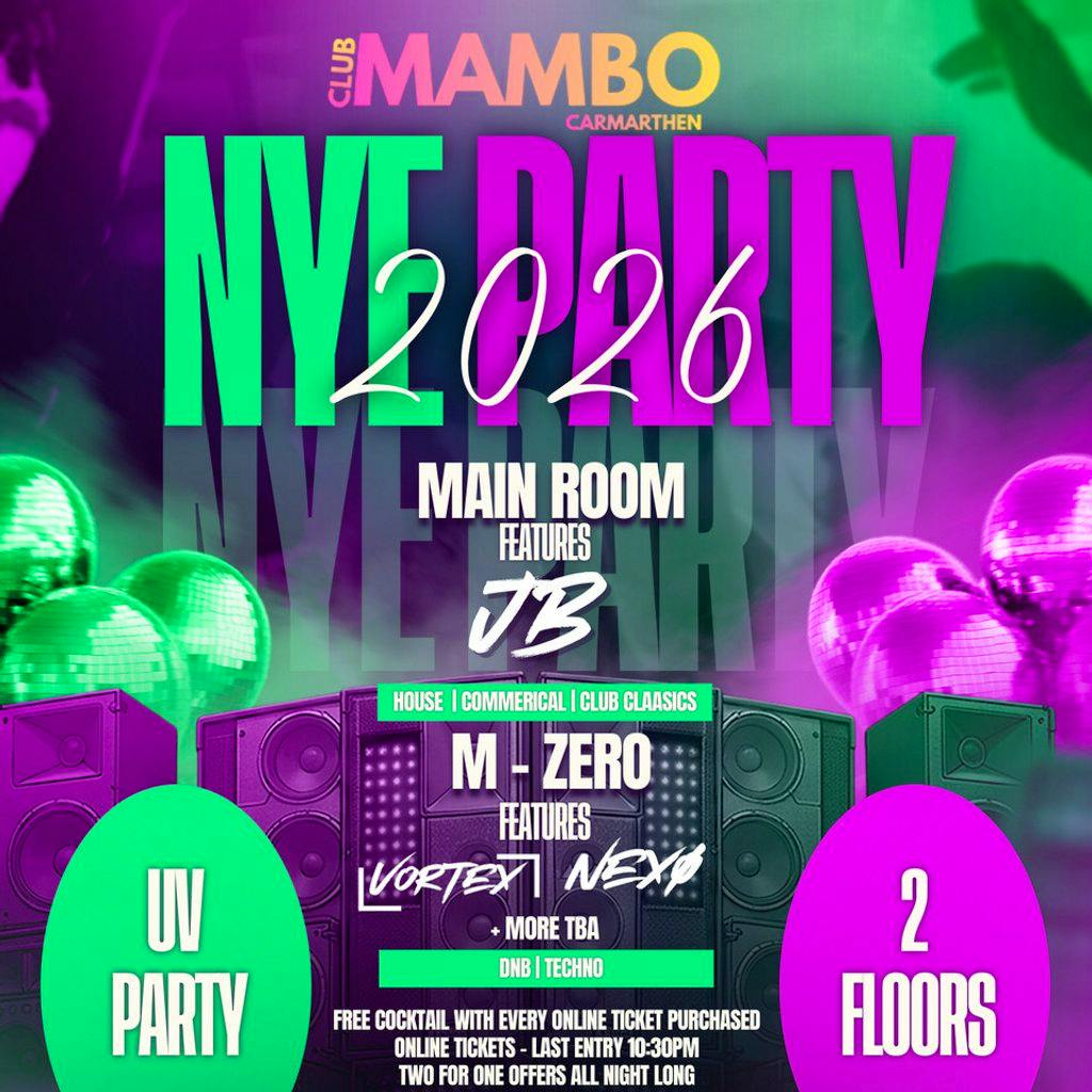 New Years Eve @ Club Mambo at Club Mambo