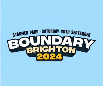 Boundary Brighton Festival 2024