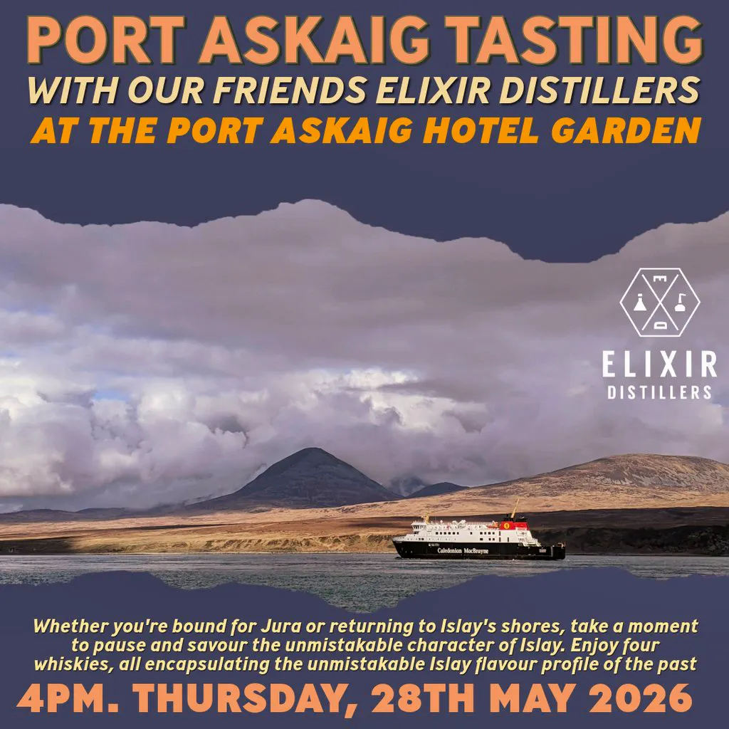 Port Askaig Whisky Tasting at Port Askaig at Port Askaig Hotel