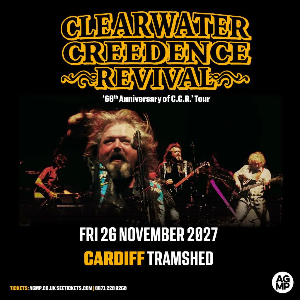 CLEARWATER CREEDENCE REVIVAL '60 years of C.C.R.' at Tramshed