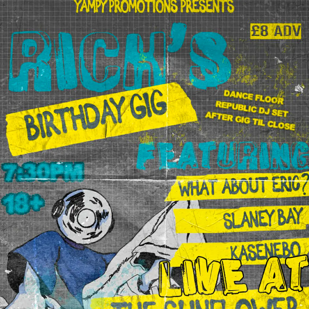 Rich's Birthday Gig at The Sunflower Lounge