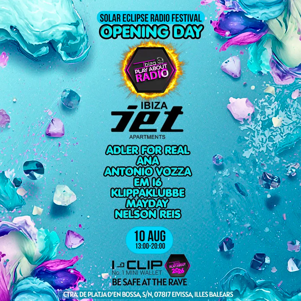 Ibiza PlayAbout Radio Fest:Opening Pool Party at Jet Ibiza at Ibiza Jet Apartments