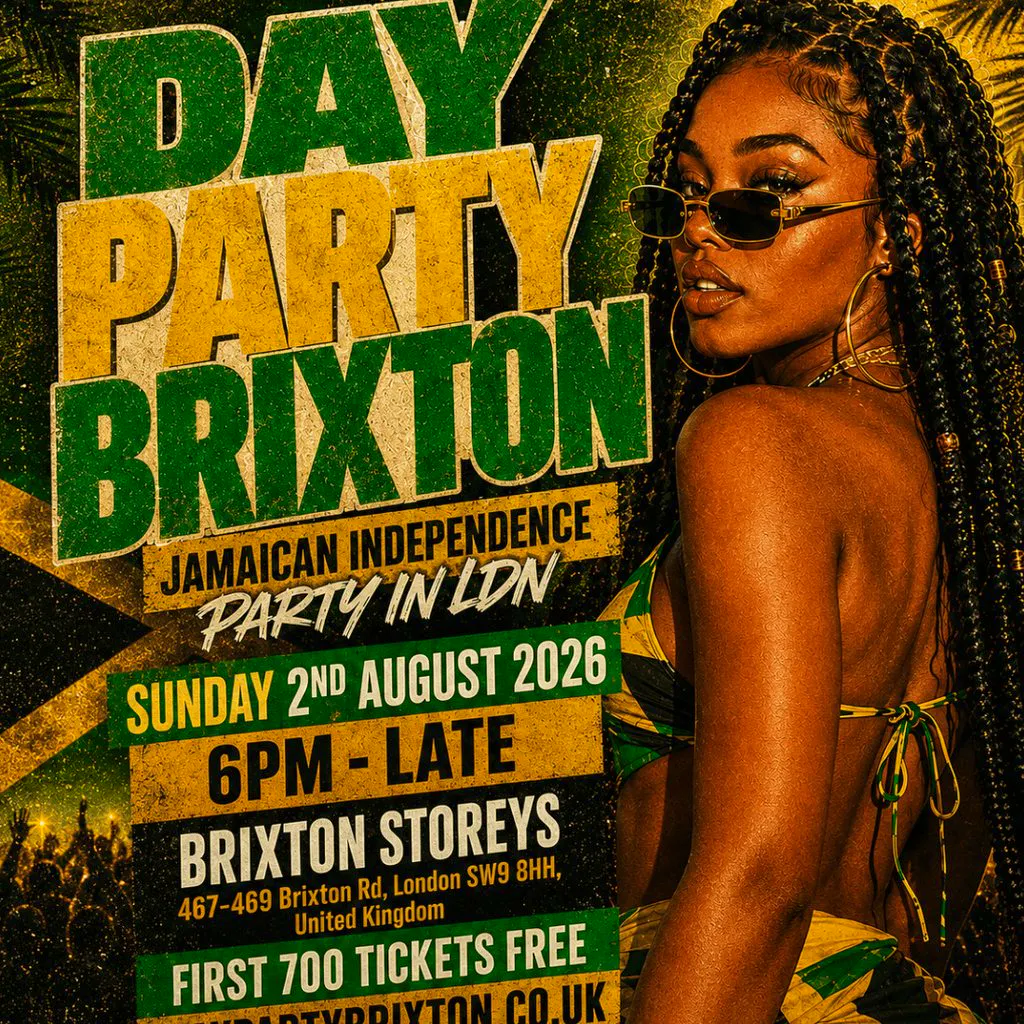Day Party Brixton - Jamaica Independence Rooftop Dayparty at Brixton Storeys