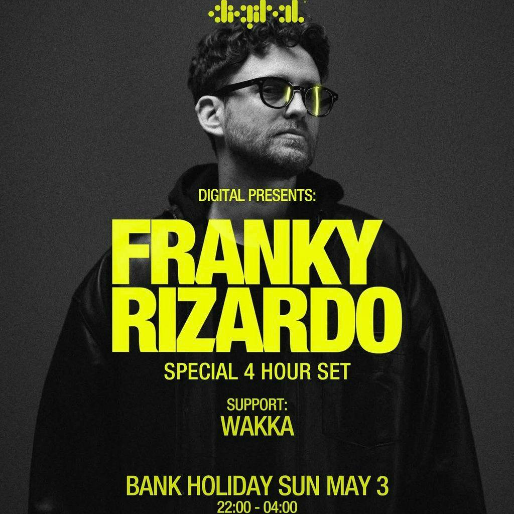 DIGITAL Presents: Franky Rizardo at Digital Newcastle