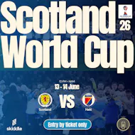 Scotland Vs Haiti Live Screening at Dalkeith Miners Club