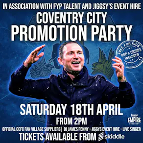 Coventry City Promotion Party!