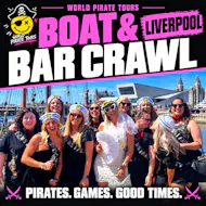 The UK's Wildest Boat and Bar Crawl (3hrs) - Liverpool at Albert Dock Liverpool