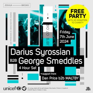 Darius Syrossian B2B George Smeddles - FREE PARTY [w/ donation]