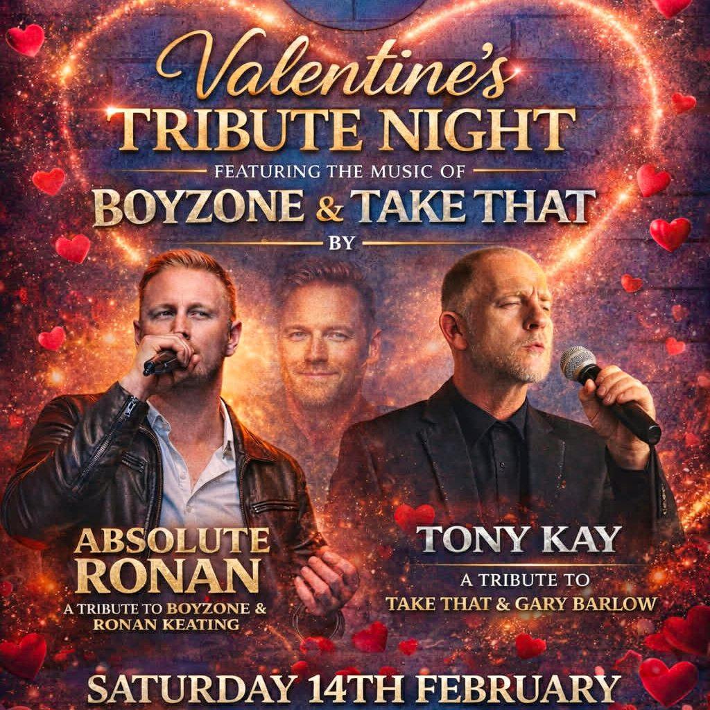 Boyzone v Take That Valentines Tribute at The Parkway Sports Bar, Lounge And Function Suite