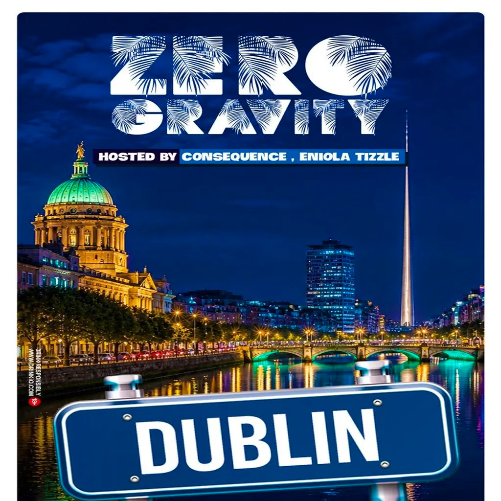 Zero Gravity Dublin with DJ Consequence Saturday 1st August 2026 at Chillers On The Green
