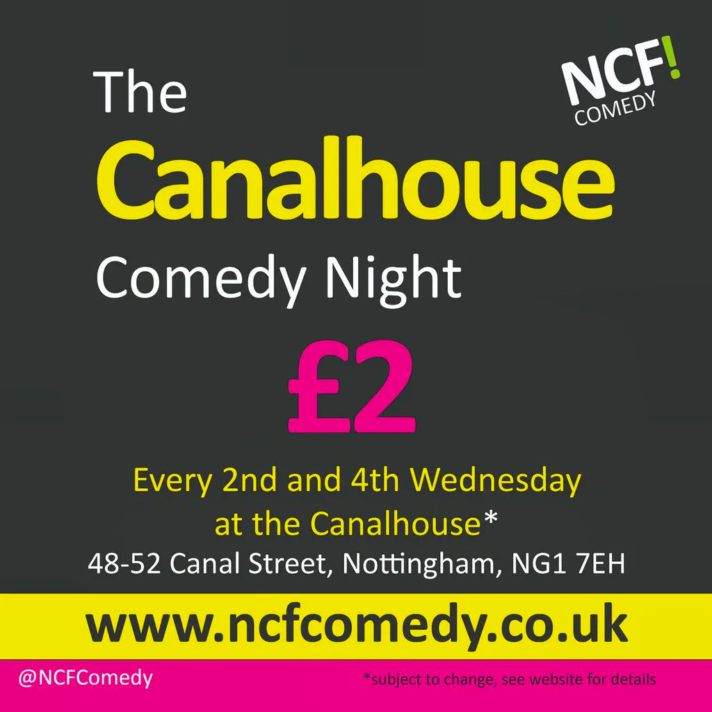 Canalhouse £2 Comedy Night at Canalhouse Bar