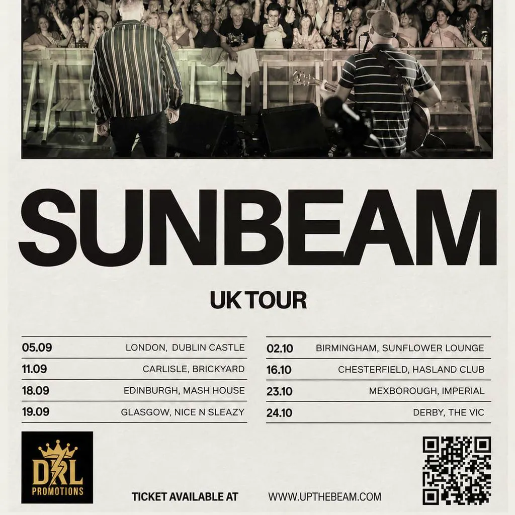 Sunbeam headline tour at The Vic Inn