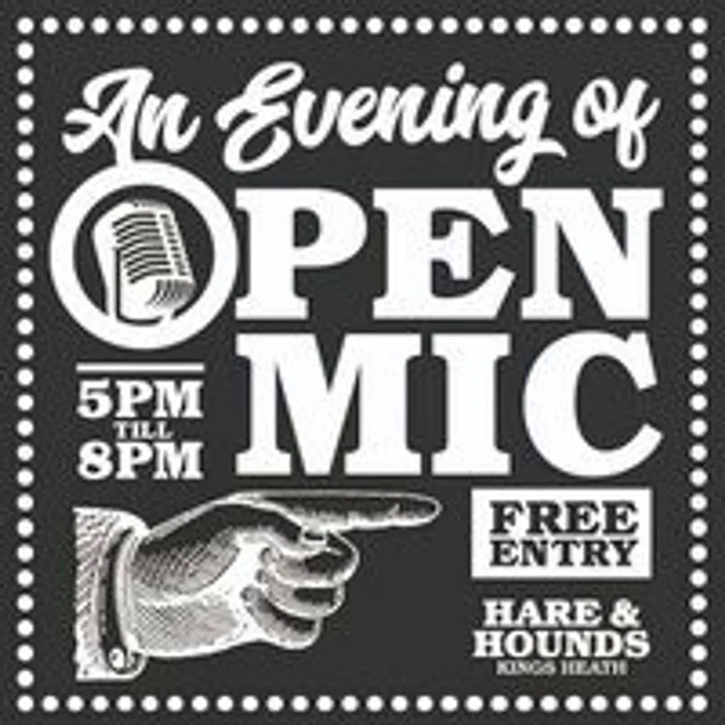 H&H Open Mic Night with the Bell Band at Hare And Hounds Kings Heath