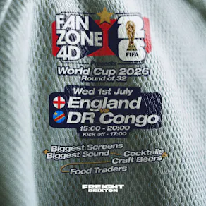 FANZONE 4D x Freight Brixton: England v DR Congo (Round of 32)