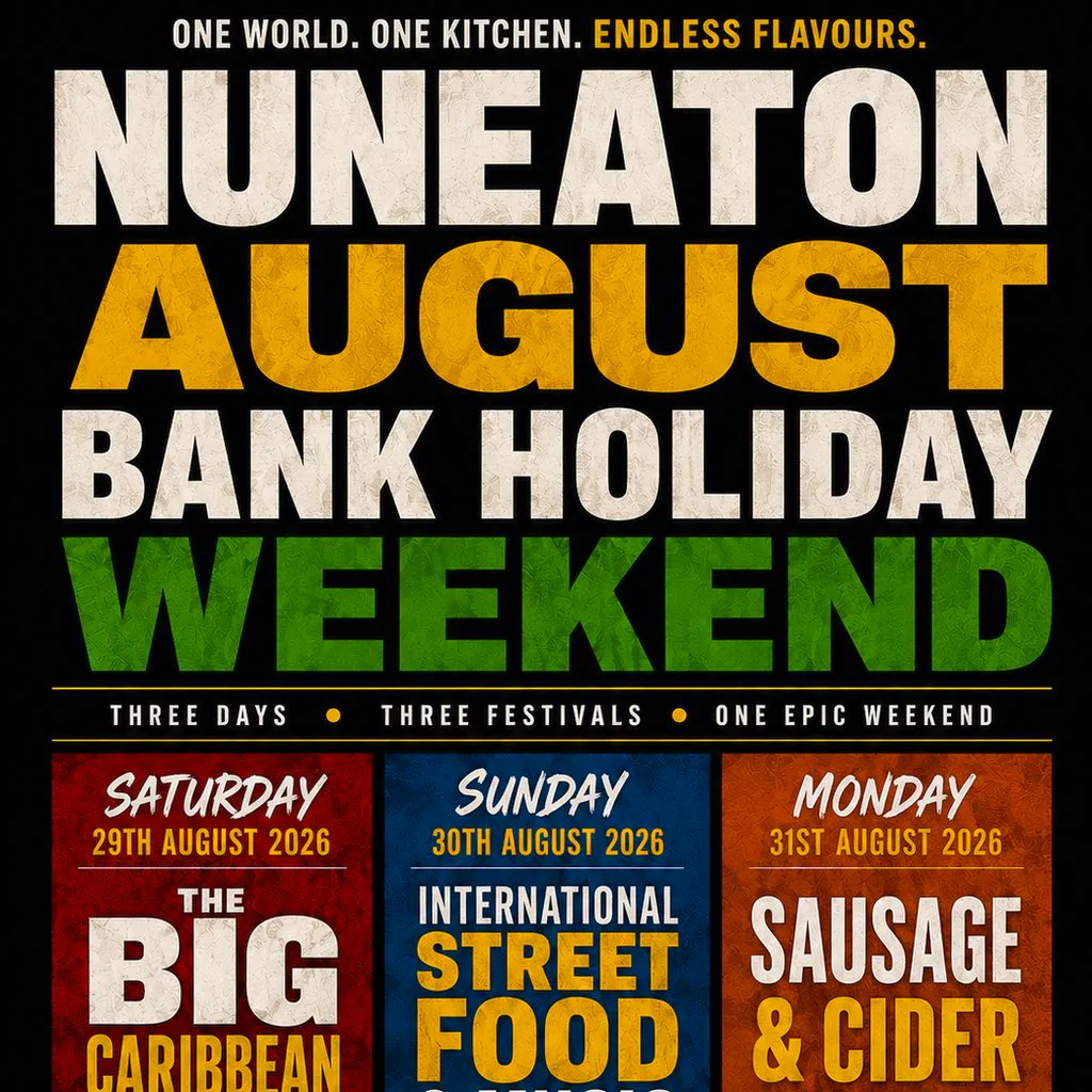 Nuneaton August Bank Holiday Weekend at Riversley Park Coton Road Nuneaton CV11
