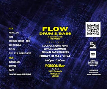 Flow DNB & DS Events @ Poison Bar Nottingham