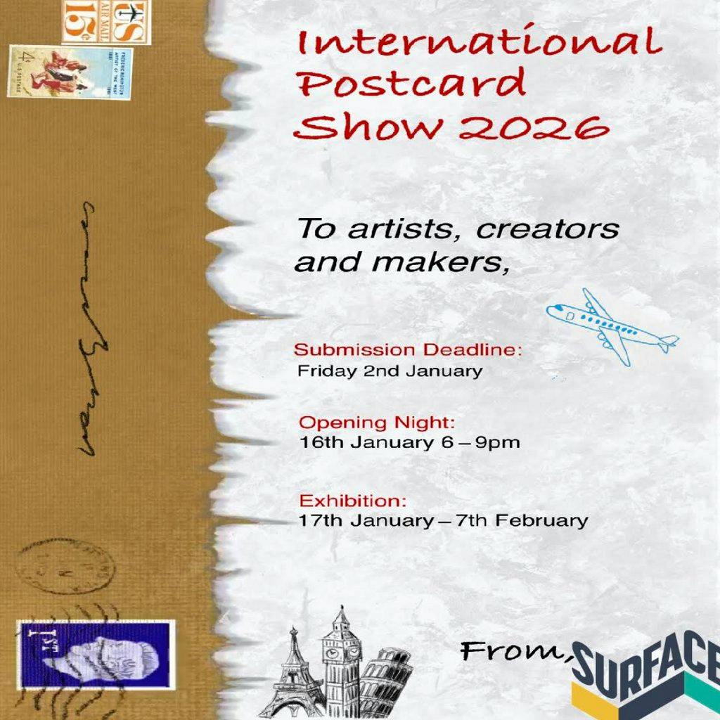 International Postcard Show 2026 at Surface Gallery