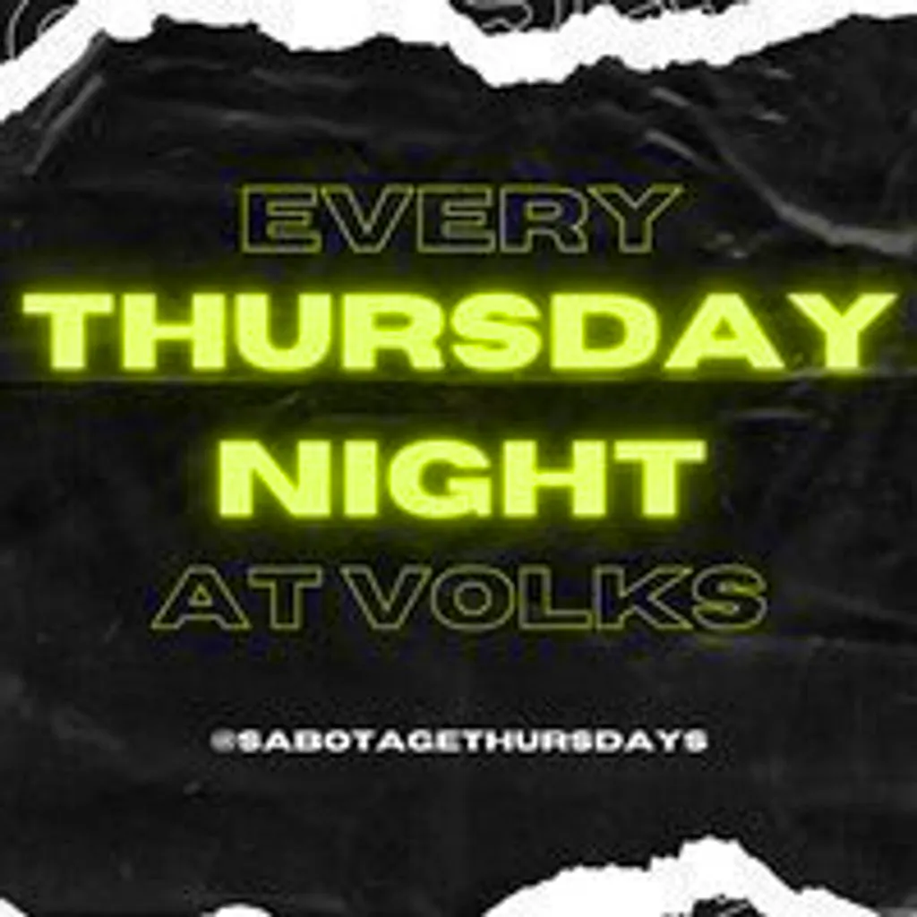 Sabotage Thursdays x Mustard Music at The Volks Nightclub