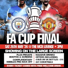 FA Cup Final at The Manchester Lounge