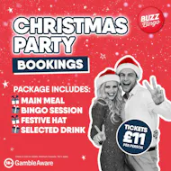Christmas Party Bookings - Buzz Bingo Coatbridge at Buzz Bingo Coatbridge