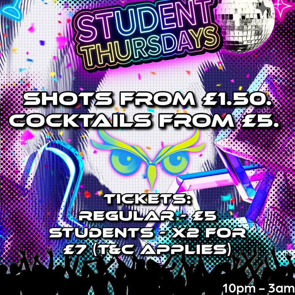 Student's Thursdays Bounce & Techno at Vibes Glasgow