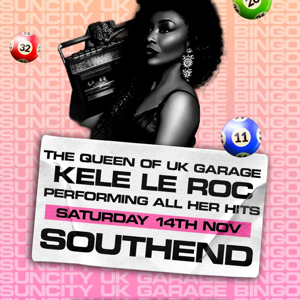 Sun city Bingo - Southend | UK GARAGE BINGO - 2026 TOUR at Mecca Bingo Southend