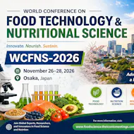 World Conference on Food Technology and Nutritional Science at Osaka Japan
