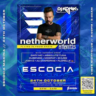 Escocia Makina Presents: NETHERWORLD (DJ KONIK) at Vibes Glasgow