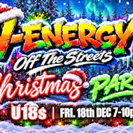 Y-ENERGY: OFF THE STREETS  U18s  Christmas  Party at Watersplash Jersey