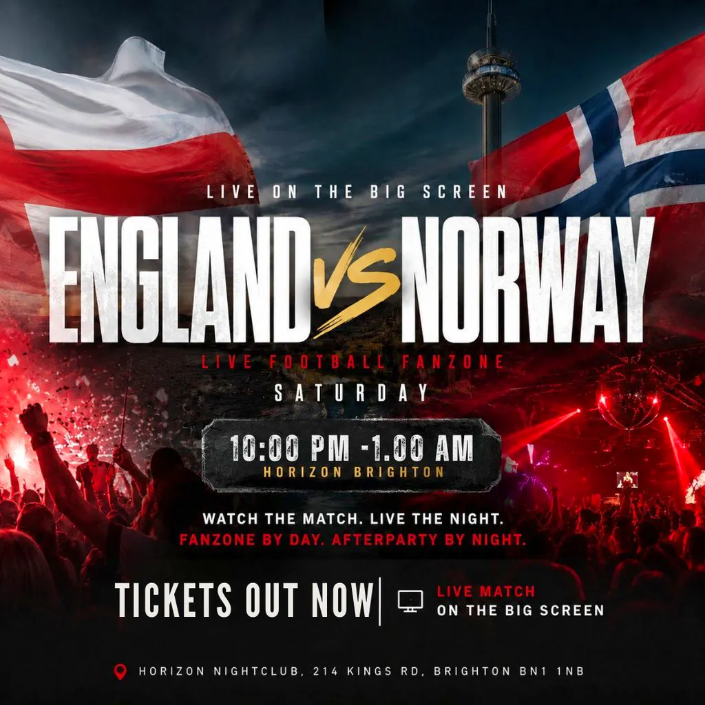 England vs Norway World Cup Live at Horizon at Horizon Nightclub