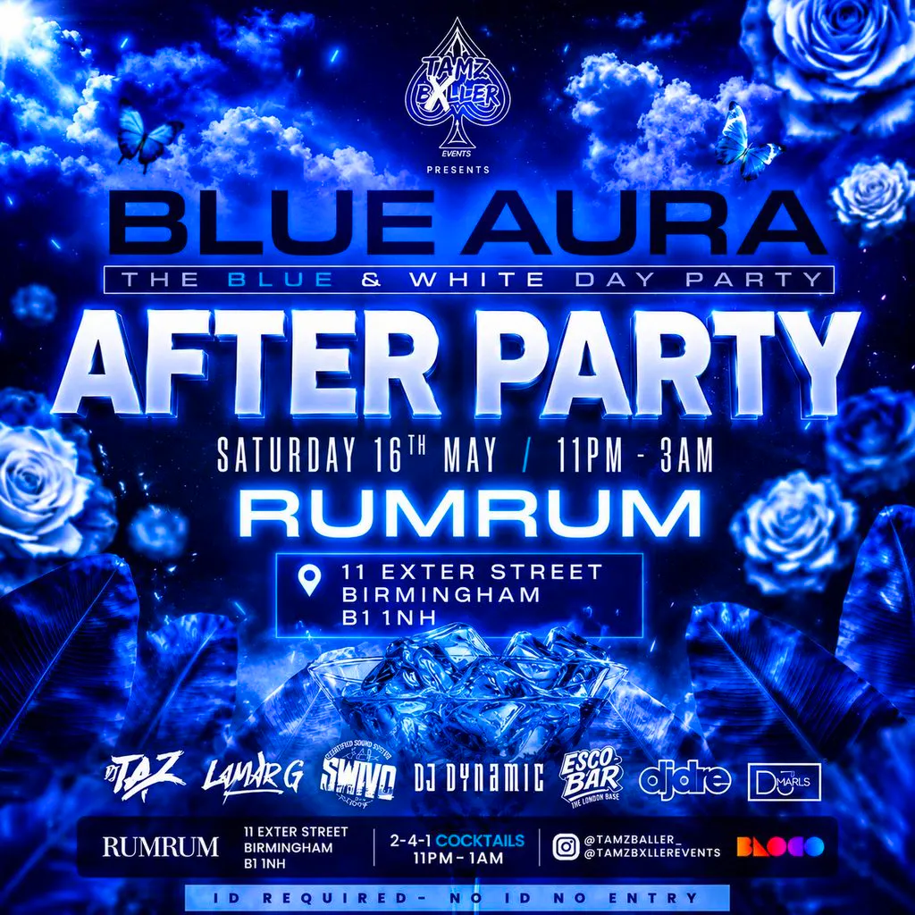 Blue Aura - The Blue & White Day Party After Party at Buna Lounge And Club