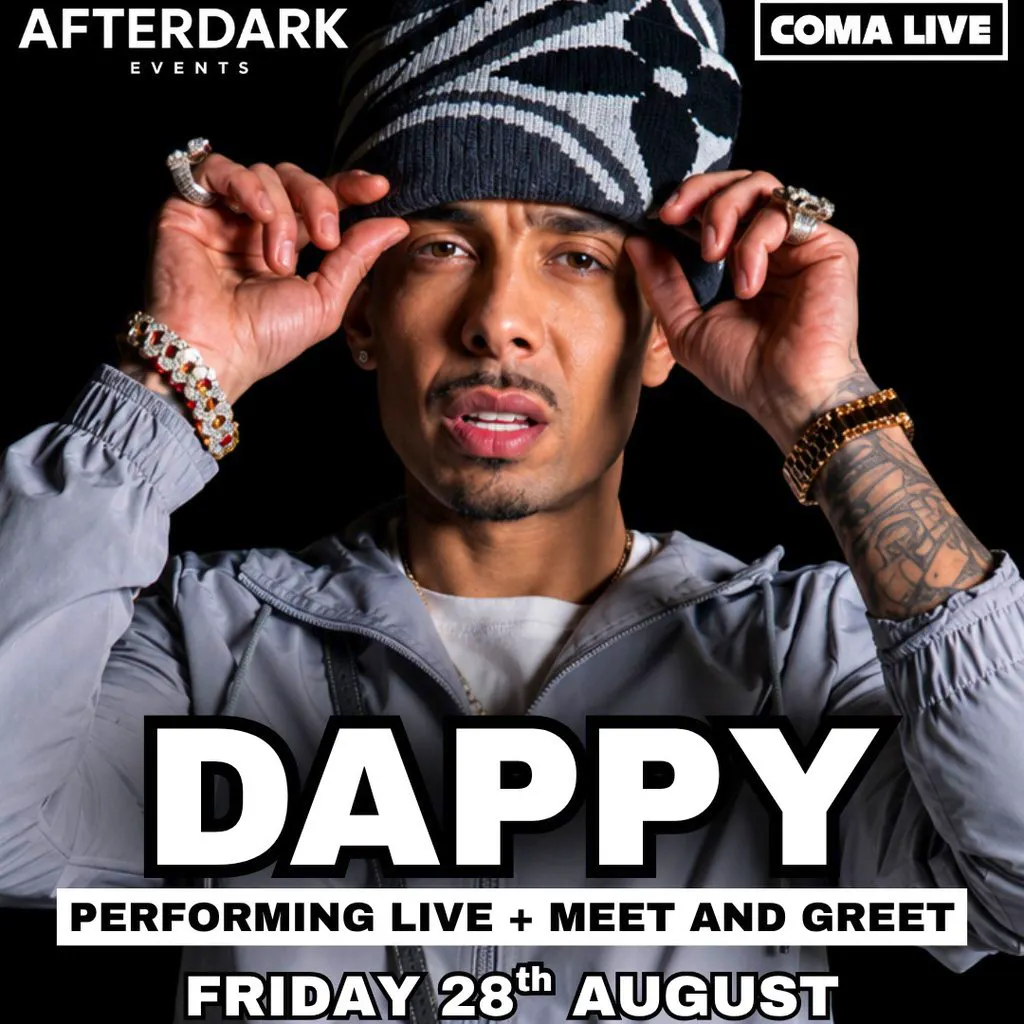 REVS & Afterdark Present DAPPY LIVE at Revolution Night Club GY