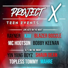 Project X Teen Events at Leicester Street Community Club