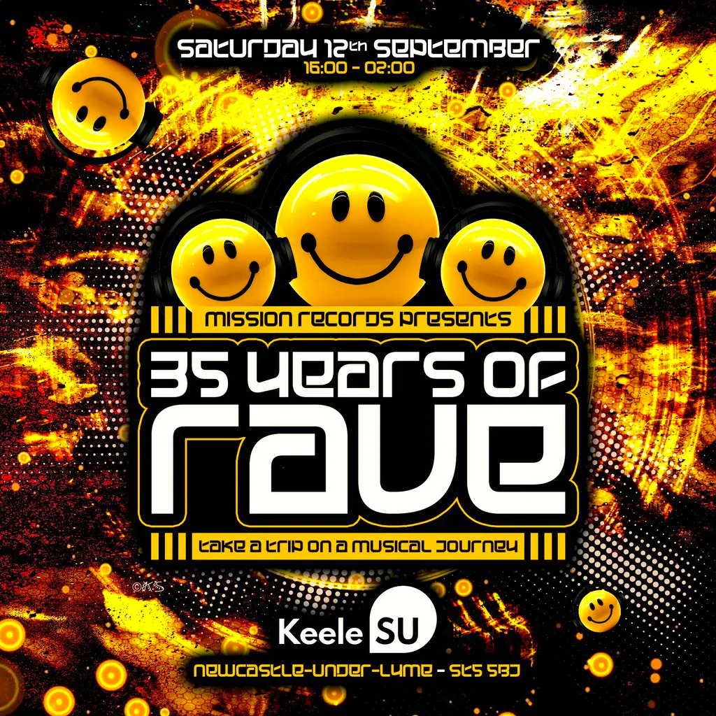 35 Years Of Rave at Keele SU (Keele University Students' Union)