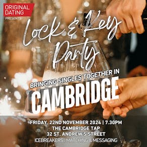 Singles Lock & Key Party - Cambridge | Ages 30-45