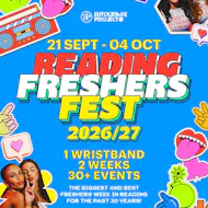 Reading Freshers Fest 26/27 - ON SALE NOW at Reading Town Centre And Student Union