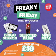 Freaky Friday Bingo 30/10 - Buzz Bingo Irvine at Buzz Bingo Irvine