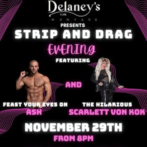 Strip and Drag night with Delaney's