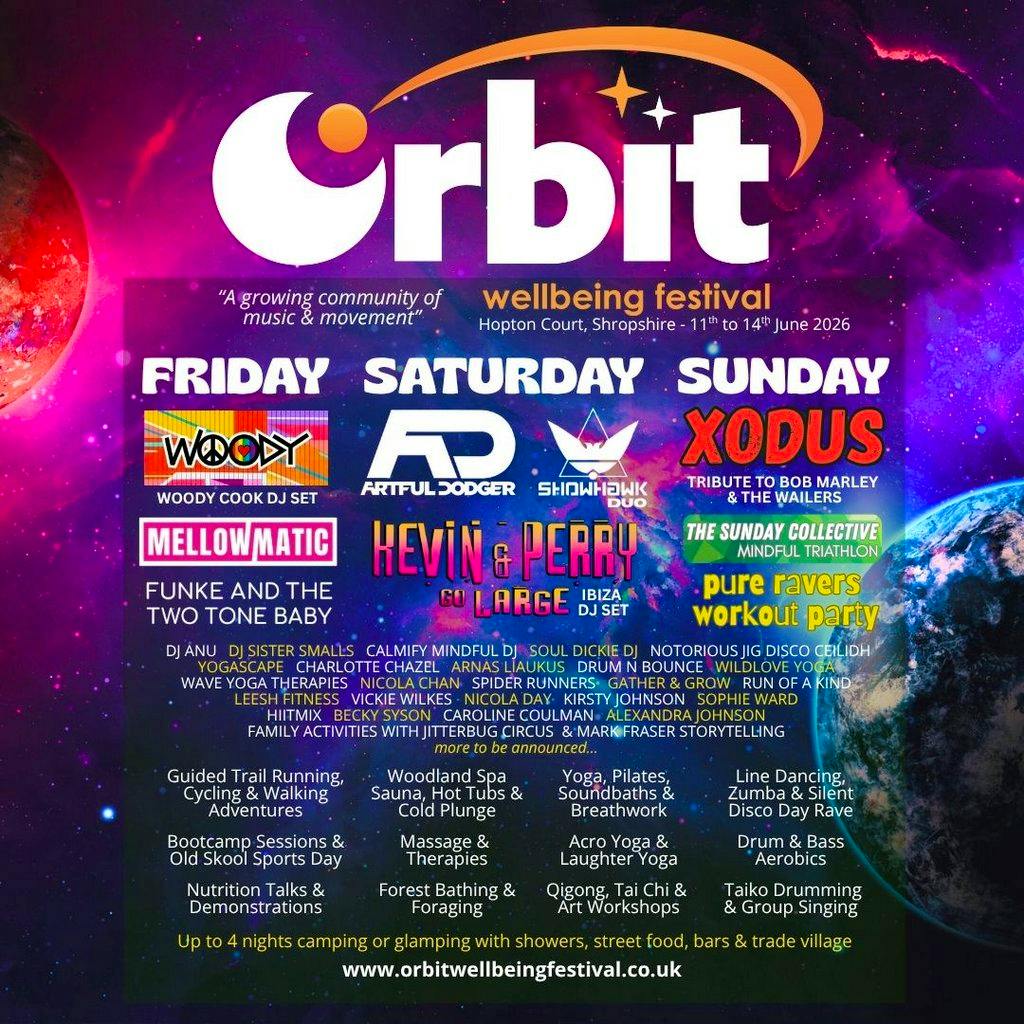 Orbit Wellbeing Festival 2026 at Hopton Court