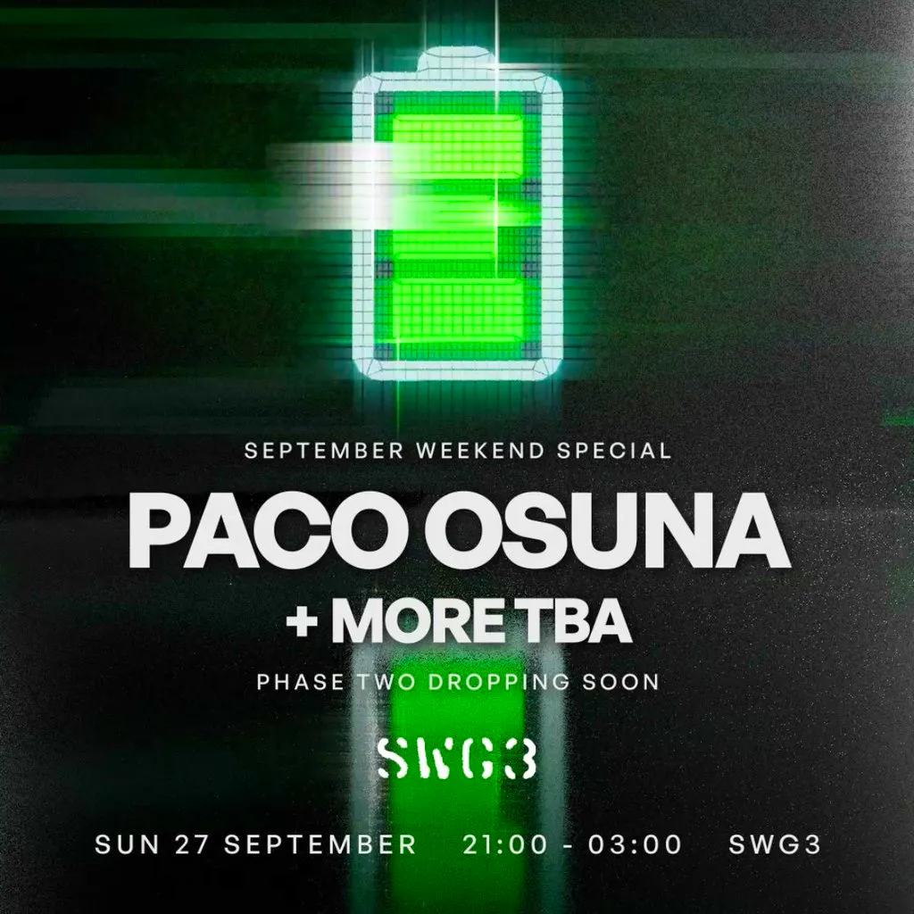 Elevate: Paco Osuna at SWG3