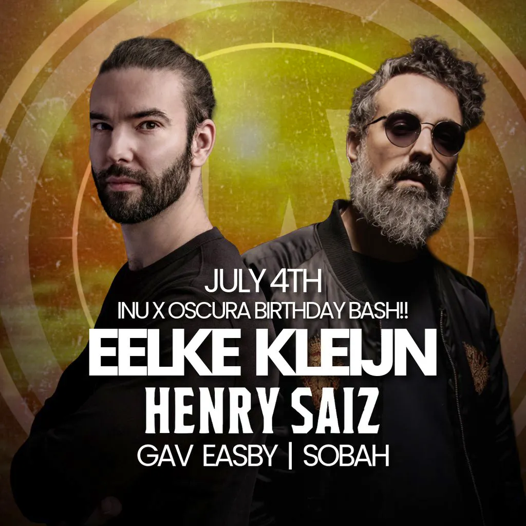 inU x OSCURA 1st Birthday Bash! (Eelke Kleijn & Henry Saiz) at Digital Newcastle