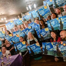 Popup painting- Paint Like Van Gogh! Leeds at Revolution Electric Press