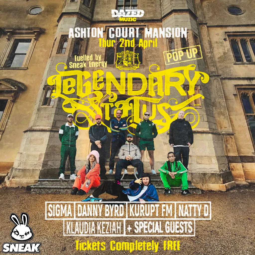 Kurupt fm // Sigma // Danny Byrd - Mansion Pop Up at Ashton Court Mansion, Bristol