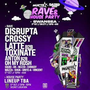 Dazed Muzic x Invicta: Disrupta, Crossy, Latte b2b Toxinate