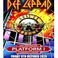 Guns on roses & Def Leppad at East Bedlington Community Centre